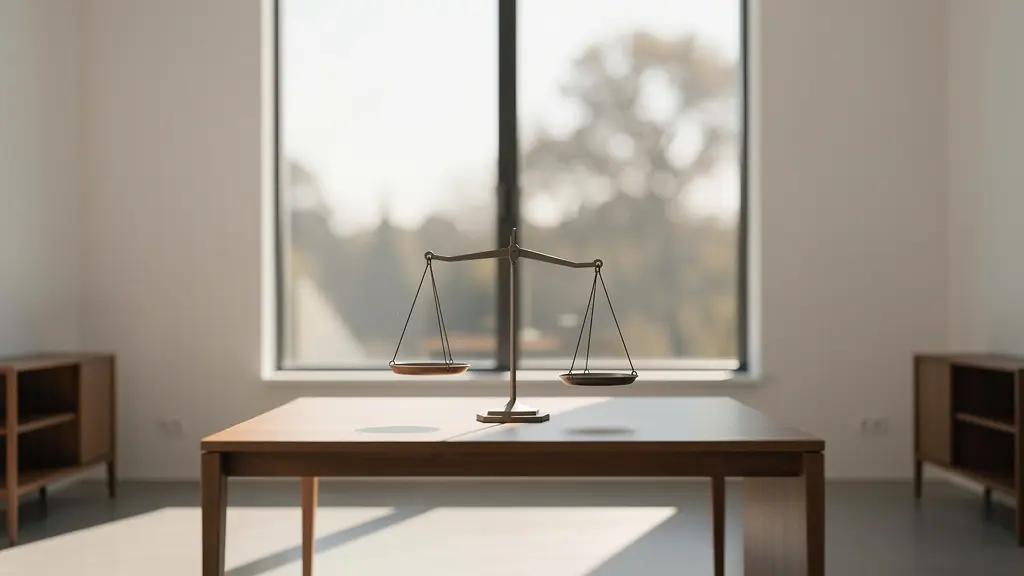 A balance scale with one side lower, conceptually showing how inflation reduces the real burden of fixed-rate debt over time.